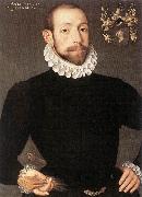 Portrait of Olivier van Nieulant af POURBUS, Frans the Younger